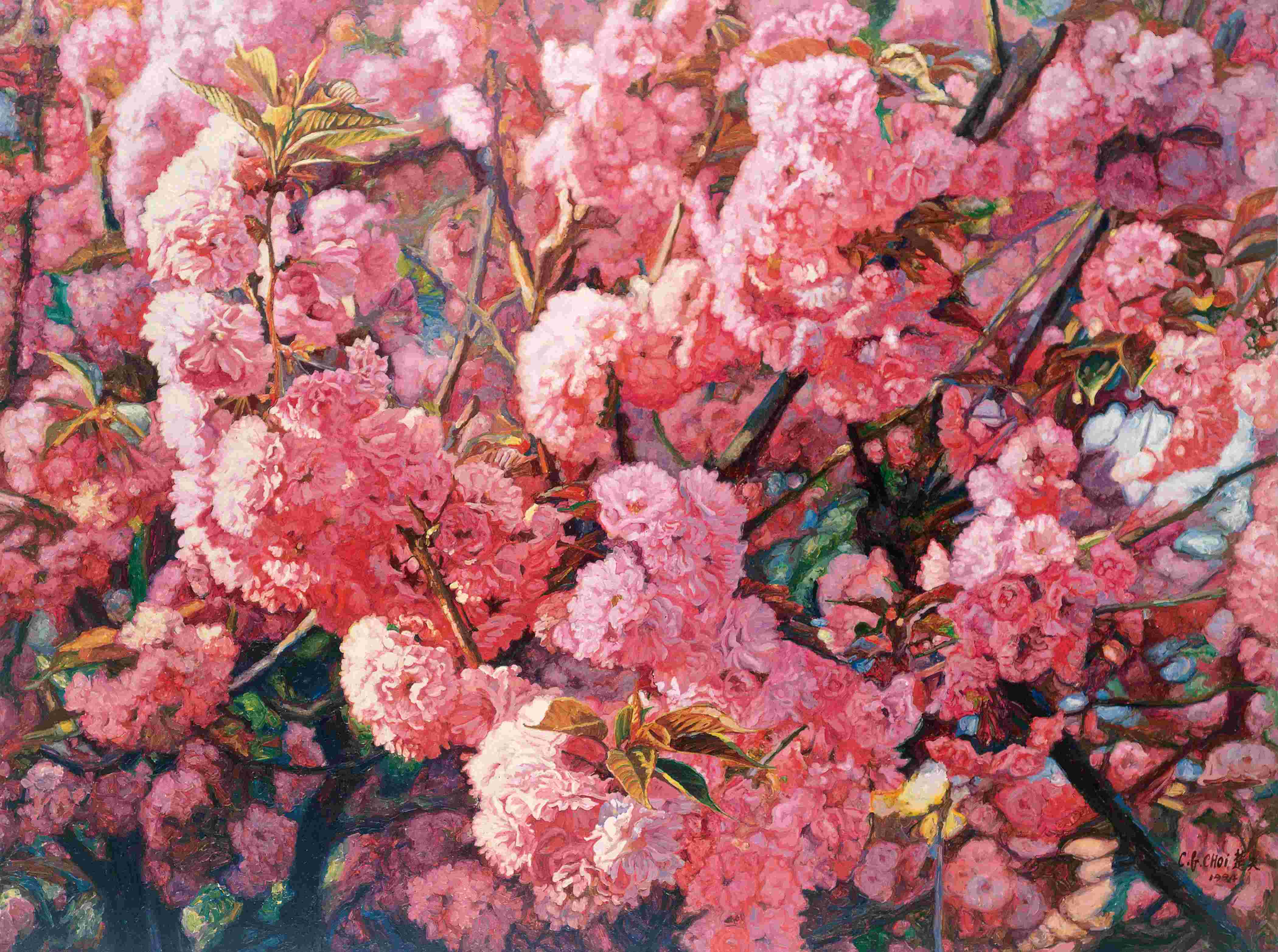 《春暉》 61×91cm 1990年