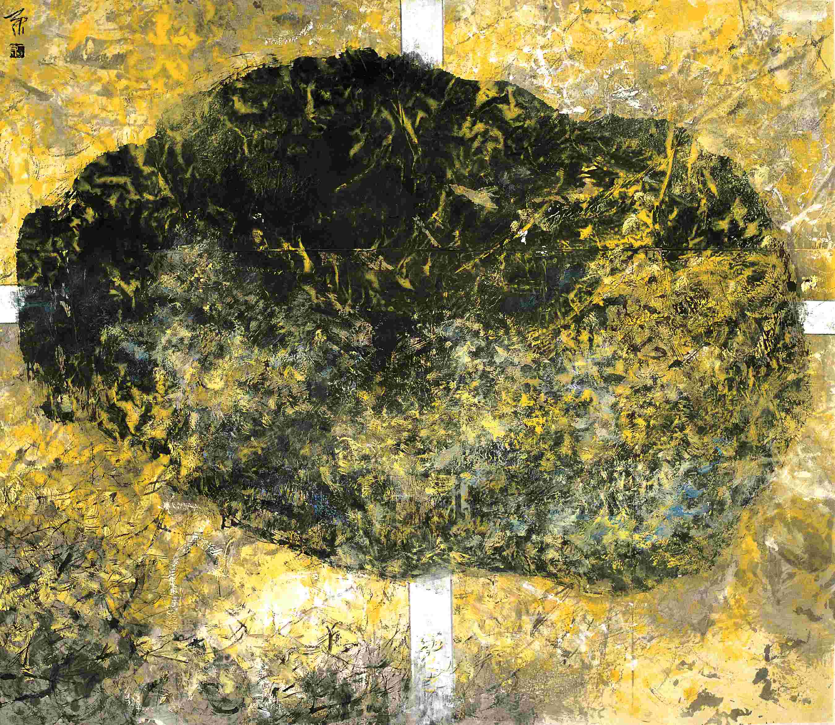 《升騰與墜落》169×145cm